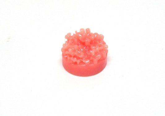 CA002 - 10 pcs Resin Embellishment Cabochons Peach Pink - 12mm