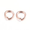 J270 - 50 pcs 304 Stainless Steel Open Jump Rings 4.5mm - 21 Gauge (0.7mm Thick) - Rose Gold - High Quality!