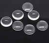 CA997 - 10 pcs. Circle Clear Round Glass Dome Seals Tiles - 22mm