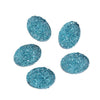 CA924 - 10 pcs Druzy Resin Embellishment Oval Cabochons Blue Ice Mint - 18x13mm - 18mm x 13mm