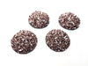 RC0003 - 4 pcs Druzy Resin Embellishment Cabochons Assortment - 30mm (1.18 inch) - Dome Style