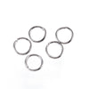 J071A - 100 pcs 304 Stainless Steel Open Jump Rings 5mm - 22 Gauge (0.6mm Thick) - High Quality - Tarnish Resistant