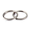 J112 - 10 pcs. 304 Stainless Steel Split Rings Key Rings - 25mm (1 inch) - Hypoallergenic! Tarnish Resistant! - 2mm Thick