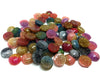 CA693 - 10 pcs Druzy Resin Embellishment Cabochons - 12mm - Glitter Style - Assortment - Bi-Color