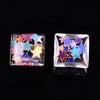 CA775 - 10 pcs Druzy Resin Embellishment Cabochons Glitter - 12mm (1/2 in) - Square - Stars
