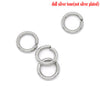 J071A - 100 pcs 304 Stainless Steel Open Jump Rings 5mm - 22 Gauge (0.6mm Thick) - High Quality - Tarnish Resistant