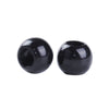 BD234 - 100 pcs Black Smooth Ball Spacer Beads - 10mm - Large Hole: 4.7mm