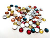 CA949 - 20 pcs Assortment of Resin Embellishment Cabochons - 6mm - Faceted Design