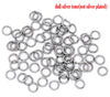J071A - 100 pcs 304 Stainless Steel Open Jump Rings 5mm - 22 Gauge (0.6mm Thick) - High Quality - Tarnish Resistant