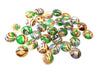 CA749 - 10 pcs Resin Embellishment Druzy Cabochons - Brown, Green, Beige - Shell Style - 12mm