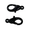 CL055 - 30 pcs. Black Plated Lobster Parrot Clasps - 12mm X 7mm - Claw Clasps