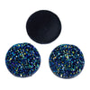 CA499B - 100 pcs Druzy Resin Embellishment Cabochons Blue Multicolor AB - 30mm (1.18 in)