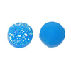 CA083 - 10 pcs Druzy Resin Embellishment Cabochons Sparkly Blue AB- 12mm (1/2 in)