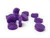 CA080A - 50 pcs Druzy Resin Embellishment Cabochons Dark Purple - 12mm