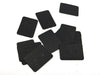 E003 - 100 pcs. Black Cardboard Paper Jewelry Earrings Earring Rectangle Display Cards Tags Labels - 2 Holes- 35mm x 25mm (1.38" x 1")