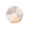 BA008 - 180 pcs. Assortment of Pinch Bails - 11mm x 4mm - 6 Colors: Silver Plated, Gold , Bronze, Copper, Gunmetal and Silver Tone