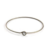W019 - 50 pcs. Antique Bronze Unbent Wine Charm/Earwire Hoop Rings - 37mm (1.45 inch)