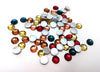 CA949 - 20 pcs Assortment of Resin Embellishment Cabochons - 6mm - Faceted Design