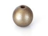 BD283 - 10 pcs Golden Silver Bronze Wooden Wood Round Spacer Beads - 20mm - Gold - Hole Size: 3mm