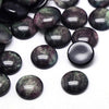 CA561 - 10 pcs Circle Mosaic Foil Resin Round Dome Seals Tiles Cabochons - 20mm (0.79 in) - Black Pink Green Glitter