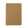 E549 - 100 pcs. Brown Paper Jewelry Earrings Earring Rectangle Display Cards Tags Labels - 6 Holes- 70mm x 50mm (2 3/4" x 2")
