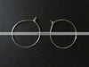 W015 - 200 pcs. Silver Plated Wine Charm/Earwire Hoop Rings - 20mm - 20 Gauge