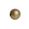 BD442 - 20 pcs Golden Bronze Wooden Hinoki Wood Round Spacer Beads - 24mm - Gold - Fits Paracord and European Cords! Hole Size: 5.3mm