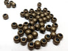BD259 - 100 pcs Antique Bronze Smooth Ball Spacer Beads - 10mm - Large Hole: 4.7mm - Fits European Cords and Paracord!