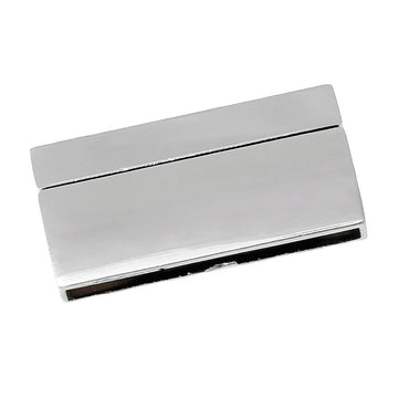 CL120 - 1 set Silver Tone Rectangular Rectangle Magnetic Clasps - 37mm x 20mm (1.46" x 0.79") - Nice Quality!