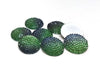 CA458 - 10 pcs Druzy Resin Embellishment Cabochons Blue Green - 20mm - Bubble Style - Multicolor Shiny Drusy
