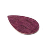 P1128 - 10 pcs Cork Style Faux Leather Dangle Charms Pendants - Burgundy - Teardrop - 55mm (2.2") - Great for Light Earrings &amp; Dangles! Double-Sided