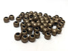 BD259 - 100 pcs Antique Bronze Smooth Ball Spacer Beads - 10mm - Large Hole: 4.7mm - Fits European Cords and Paracord!