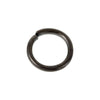J700A - 100 pcs Gunmetal Open Jump Rings - 5mm - 18 Gauge (1mm Thick)