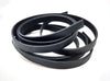 N170 - 1M (3.28 FT) - Black FLAT Faux Leather Jewelry Cord - 10mm Wide - SOLID