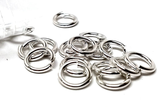 J193 - 20 pcs Silver Plate Jump Lock - 10mm - 14 Gauge - Beadsmith - Silver Plated - Anti-Tarnish Coating!