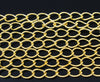 N150 - 10M (32.8ft) - Gold Plated Extension Chain -5x3mm Links - Ideal to make extender chains