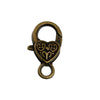 CL084 - 20 pcs. Assortment of Heart Lobster Clasps - 26mm X 14mm - 25mm x 12mm (1 inch) - 4 Colors - Claw Clasps