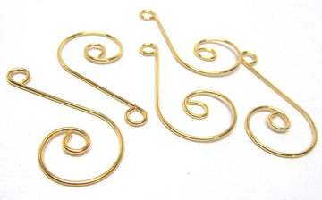 W016 - 100 pcs. Gold Plated Stemless Wine Glass Charms Markers Hoop - 40mm (1.57 inch) - 16 Gauge (1.25mm Thick) - STURDY!