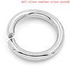 J247A - 100 pcs 304 Stainless Steel Open Jump Rings 8mm - 16 Gauge (1.2mm) - THICK - HEAVY - High Quality - Hypoallergenic - Tarnish Resistant!