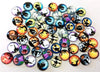 CA880 - 50 pcs. Assortment of Circle Halloween Glass Round Dome Seals Tiles Cabochons - 12mm - Set 3