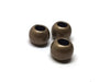 BD259 - 100 pcs Antique Bronze Smooth Ball Spacer Beads - 10mm - Large Hole: 4.7mm - Fits European Cords and Paracord!
