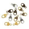 CL084 - 20 pcs. Assortment of Heart Lobster Clasps - 26mm X 14mm - 25mm x 12mm (1 inch) - 4 Colors - Claw Clasps