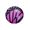 CA876 - 10 pcs Circle Butterfly Wings Glass Round Dome Seals Tiles Cabochons - 20mm
