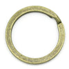 J248 - 25 pcs. Antique Bronze Split Rings Key Rings - 25mm (1 inch)