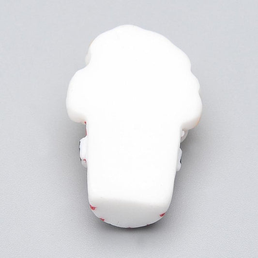 CA597 - 10 pcs Resin Embellishment Cabochons - Food - Popcorn - 25mm x 17mm