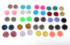 CA546 - 40 pcs Druzy Resin Embellishment Cabochons Assortment - 12mm