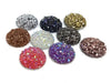 CA674 - 10 pcs Druzy Resin Embellishment Cabochons Assortment - 14mm - Dome Circle