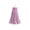 P2207 - 5 pcs. Pink White Faux Leather Tassel Dangle Charms Pendants - 6.7cm (2.64") - Great for Light Earrings, Necklaces or Dangles!