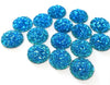 CA674 - 10 pcs Druzy Resin Embellishment Cabochons Assortment - 14mm - Dome Circle