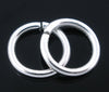 J241A - 150 pcs Silver Plated Open Jump Rings - 9mm - 16 Gauge
